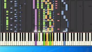 Piano Tutorial SynthesiaCher  Dove de Lamore mh [upl. by Ahsinod]