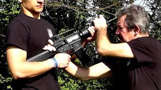 KRAV MAGA TRAINING • M4 disarm rifle • Kapap [upl. by Bugbee]