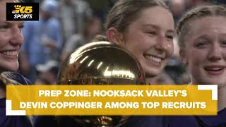 Prep Zone Nooksack Valleys Devin Coppinger among top girls basketball recruits in US [upl. by Eilatam]