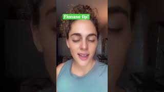 Flonase Tip How to use flonase nose spray  Who knew [upl. by Canfield]