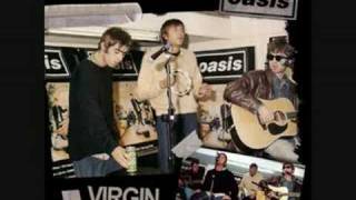 Oasis  Whatever acoustic  Virgin Megastore 1994 [upl. by Odlabu]