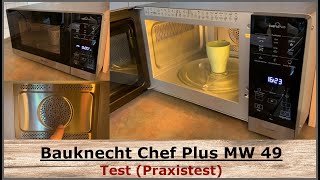 Bauknecht Chef Plus MW 49 SL Mikrowelle mit Grill  Im Test Praxistest [upl. by Ruben598]