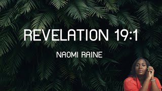 Maverick City Music feat Naomi Raine  Revelation 191 lyrics [upl. by Jit485]