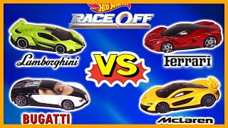 LAMBORGHINI vs BUGATTI vs FERRARI vs MCLAREN  RACE [upl. by Latreece]