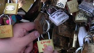 Paris love locks removed [upl. by Tuckie62]