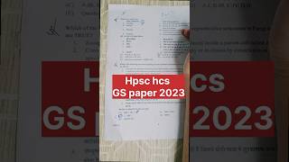 Hpsc hcs exam preparation 📗previous years question paper [upl. by Eliathas]