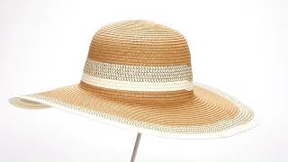 Hat  Womens Tan Floppy Brim 5quot  Sun N Sand  HH3190 [upl. by Anura]