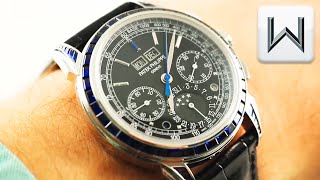 Patek Philippe 527111P001 Perpetual Calendar Chronograph Sapphire Luxury Watch Review [upl. by Johan874]