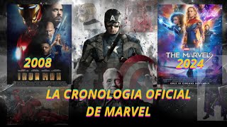 LA CRONOLOGIA DE MARVEL UCM mcu [upl. by Belvia]