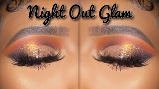 NIGHT OUT GLAM TUTORIAL PRODUCTS  TECHNIQUES🤎 [upl. by Eldoria]