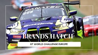 GT World Challenge Spint Cup  Race 1 Highlights  Brands Hatch 2024  Valentino Rossi Racing [upl. by Ahsekyt]