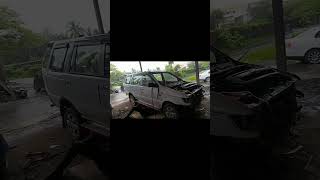 Tavera scorpio and xylo danting panthing crash carcleaning automobile viralvideo viralshorts [upl. by Nykal830]