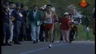 1992 Barcelona Olympics Mens Marathon Spanish [upl. by Syst]