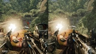 Crysis 3 Xbox 360 vs PS3 Comparison Video [upl. by Naziaf]