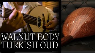 Walnut Wood Turkish Oud  Lute  Oud Instrument [upl. by Karry822]