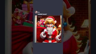 Karen Princess Peach Wanted To Become Santa mario sonic meme [upl. by Aymer569]