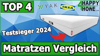 Matratzen Vergleich 2024 🛌 Emma bett1 YAK IKEA [upl. by Jephum897]