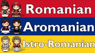 EASTERN ROMANCE ROMANIAN AROMANIAN ISTROROMANIAN [upl. by Norda]