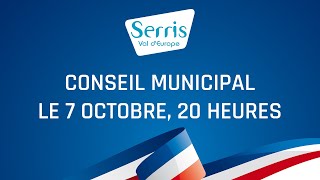 Conseil municipal du 7 octobre 2024 [upl. by Larson194]