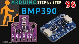 Lesson 96 Barometric Pressure Temperature Approximate Altitude Sensor BMP390 with LCD [upl. by Poock]