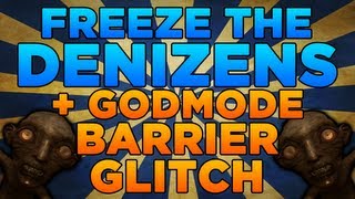 Black Ops 2 Zombies Glitches Freeze the Denizens amp Godmode Barrier Glitch on Tranzit Zombies [upl. by Spieler]