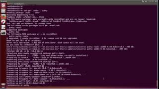 Putty install on Linux Ubuntu 16 [upl. by Madel]