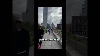 New York Highline Trail🌿🌆🇺🇸 manhattan usa travel amerikadayasam highline nyc [upl. by Lunt]