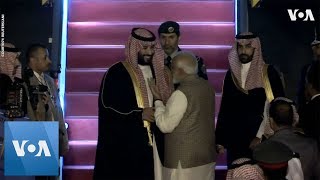 Saudi Crown Prince Mohammed Bin Salman Arrives For TwoDay Trip to India [upl. by Guevara]