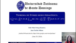 TEOREMA DE STOKES MODO PEDAGÓGICO  Análisis II [upl. by Dadirac]