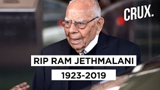 Ram Jethmalani Eminent Supreme Court Lawyer and Former Law Minister Passes Away at 96  CRUX [upl. by Llenoj]