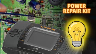 Every Atari Lynx MUST have this fixed RetroSix Power Repair Kit [upl. by Yanetruoc]