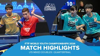 VitelLoy vs MaHeo  U15 XDQF  ITTF World Youth Championships 2024 [upl. by Peg436]