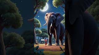 Story for kids  Lonely Elephant in the Jungle [upl. by Nerhe]