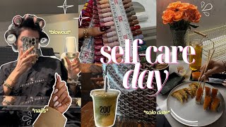 ULTIMATE SELF CARE DAY haircare nails pilates solo date relaxing amp journalling [upl. by Calbert]