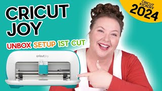 Cricut Joy for Beginners Unbox Setup amp First Cut CRICUT KICKOFF Day 1 [upl. by Matteo]