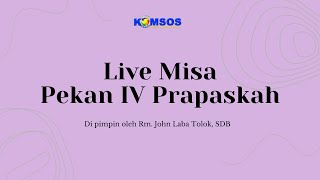 MISA TVRI MINGGU 10 MAARET 2024 BERSAMA RM JOHN LABA TOLOK SDB [upl. by Jovitah]