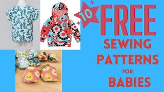 10 Free Baby Sewing Patterns  Frugal Friday [upl. by Ys768]