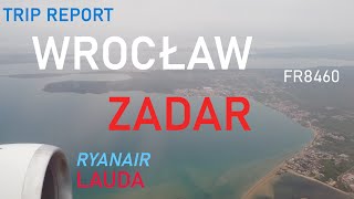 Trip Report 2022  Wrocław WRO  Zadar ZAD  Ryanair  Flight FR8460 [upl. by Sitelc]