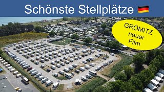 Achtern Diek Grömitz – womoclick Topstellplatz Wohnmobilstellplatz Ostsee [upl. by Drawe579]