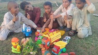 khilona gadi Jcb wala  lakdi ke kathi kathe pe gora  me tota me tota car toys [upl. by Shepp]