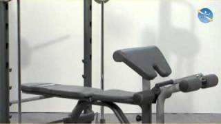 Banc de musculation Marcy Semi Smith Machine  Tool Fitness [upl. by Ahtnammas]