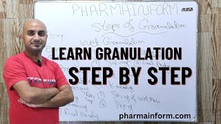 Granulation Steps  Tablet Granulation Process Step By Step [upl. by Adym]