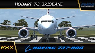 FSX Live Hobart to Brisbane [upl. by Judas]