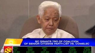 Brilliantes speaks to media on TRO on Senior Citizens party list [upl. by Royd892]