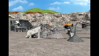 Sand Production Line Animation [upl. by Ranchod]