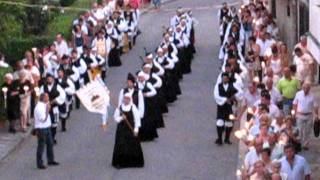 banda gaitas san xoan paramos procesion de san roque tui 2011 [upl. by Enitsirhk]