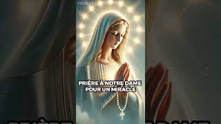 Prière à NOTRE DAME du ROSAIRE  Prière pour UN MIRACLE 🙏 shorts [upl. by Kirkpatrick673]