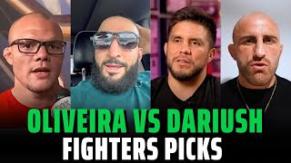 UFC 289 Charles Oliveira vs Beneil Dariush Fighters picks [upl. by Affer]