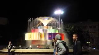 quotFire and Water Fountainquot Dizengoff Square Tel Aviv 2014 [upl. by Thea]