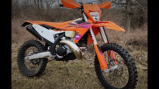 2024 KTM 300 XCW  First Ride [upl. by Adley171]